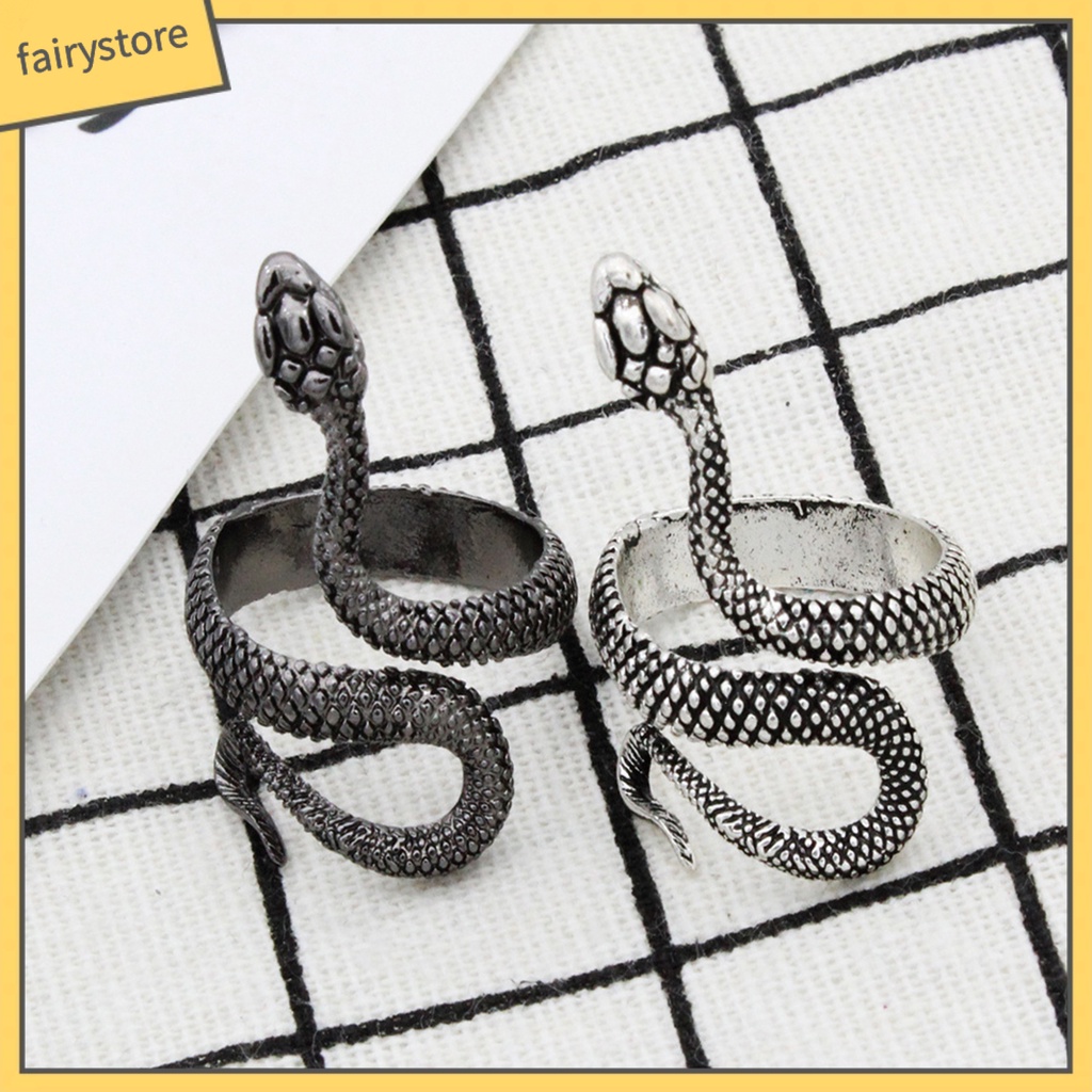 Nhẫn Hở Hình Rắn Cá Tính Cho Nam Và Nữ