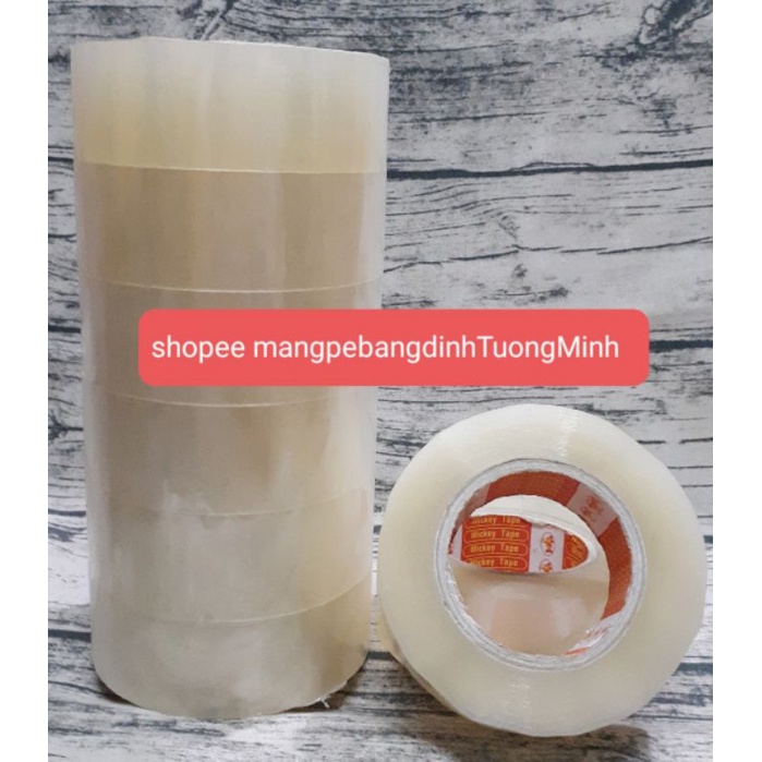 Combo 6 cuộn Băng dính 2,5kg, 410gr/c - Trắng trong