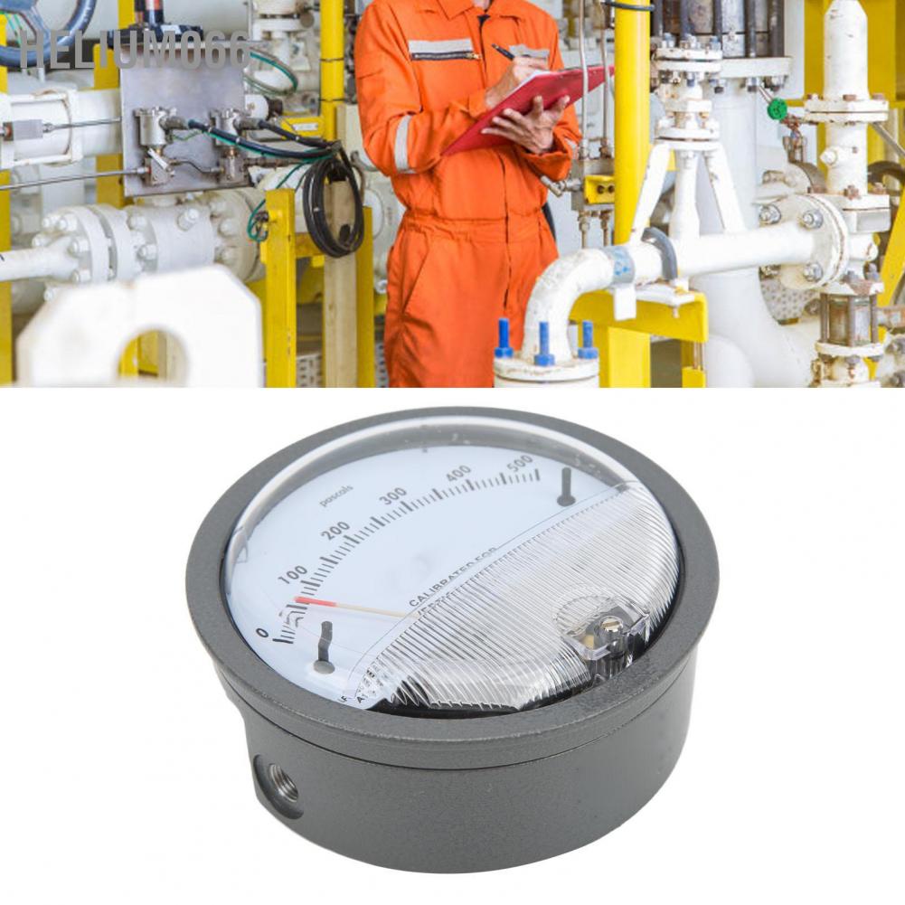 Mặt đồng hồ đo áp suất chênh lệch Độ chính xác cao 1 / 8in NPT nhôm cho điện tử Helium066
