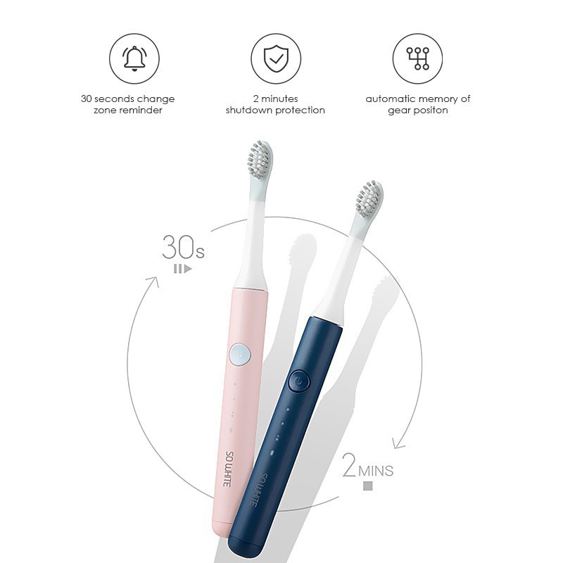 Bàn chải điện # Xiaomi Pin jing SO WHITE Sonic Electric Toothbrush