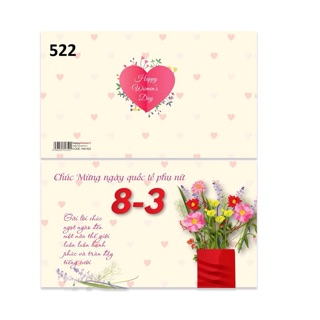 Thiệp chúc mừng 8/3(Happy Women's Day)