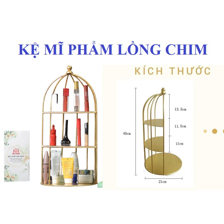 KỆ MĨ PHẨM LỒNG CHIM NHIỀU TẦNG THÔNG MINH KẾT CẤU CHẮC CHẮN