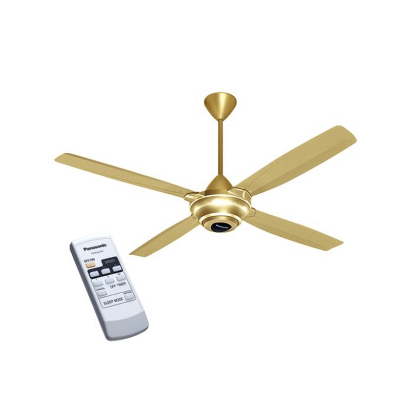 Quạt trần Panasonic F-56MZG-GO và F-56MZG-GOS (MÀU VÀNG ÁNH KIM)