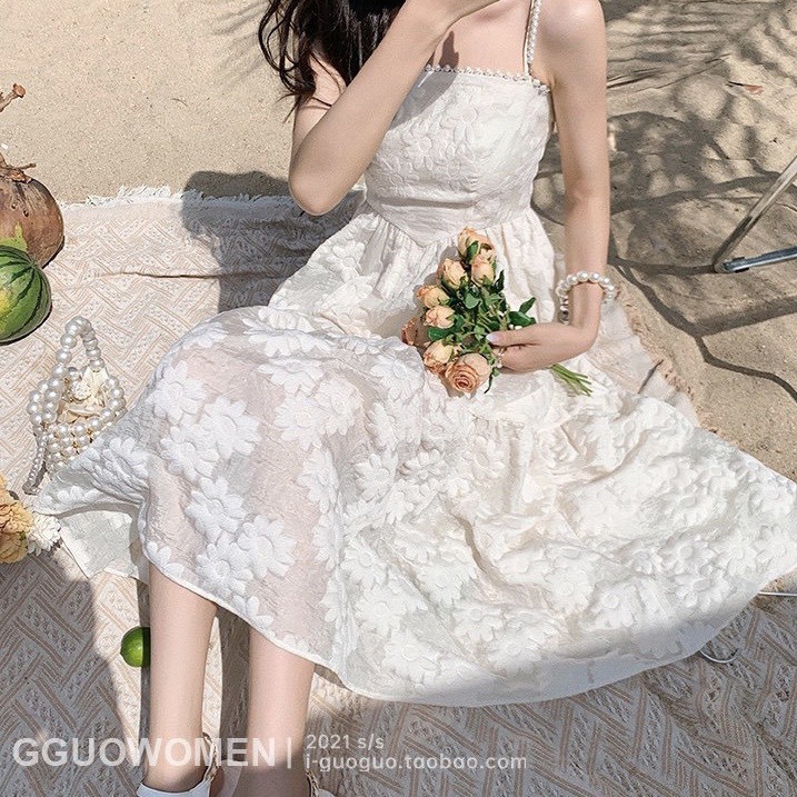 - Váy hoa ulzzang tiểu thư bạn thân quai ngọc vintage - M28 - jannahouse