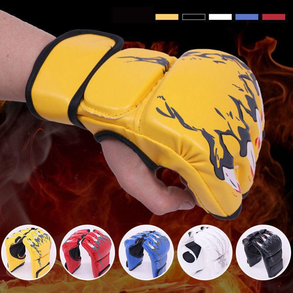DANILO Boxing Gloves Sanda Karate 1 PAIR Tiger Claw Sparing Grappling Fighting Punch Protector PU Leather Gloves