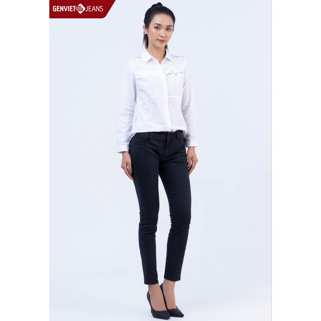 Quần dài Kaki Nữ slimfit TQ107K519 GENVIET