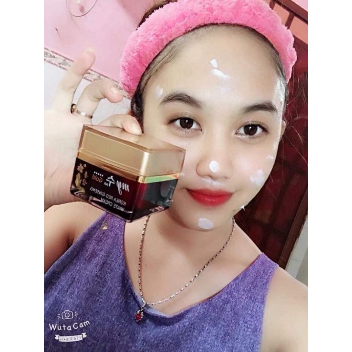 Combo Sữa Rửa Mặt Hồng Sâm Đỏ My Gold 130ml + Kem Sâm Hàn Quốc My Gold Korea Red Ginseng White Cream 50ml