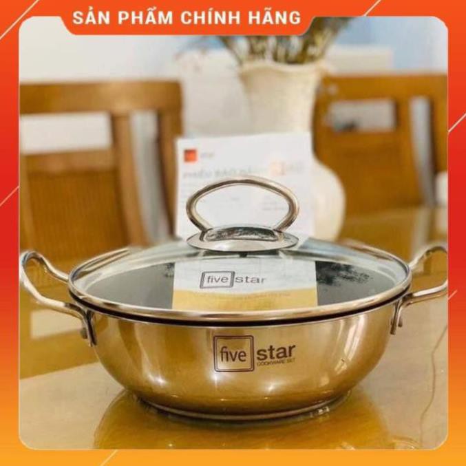 [FreeShip] Nồi inox Fivestar 3 đáy chống dính, Hàng chính hãng - Bảo hành 5 năm BM