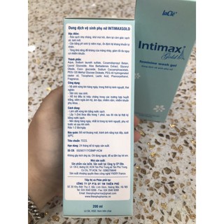 Dung dịch vệ sinh phụ nữ INTIMAX GOLD