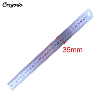 Thước inox 2 mặt 15/20/30cm tiện dụng