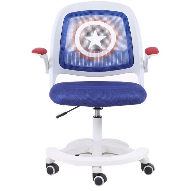 GHẾ HỌC SINH CHỐNG GÙ, CHỐNG CẬN ĐỘI TRƯỞNG MỸ CAPTAIN AMERICA CHO BÉ HAM HỌC