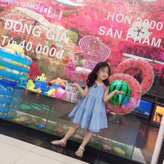 Váy bò cho bé xuất dư
