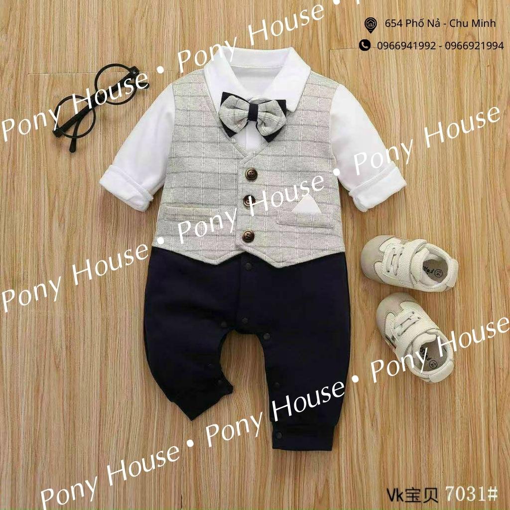 Body Công Tử - Bodysuit Dài Liền Thân Cho Bé Trai Size từ 0-3M đến 9-12M