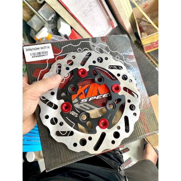 Đĩa Thắng KingSpeed 4 lỗ lòng đen 190mm-220mm-260mm thông dụng cho nhiều loại xe