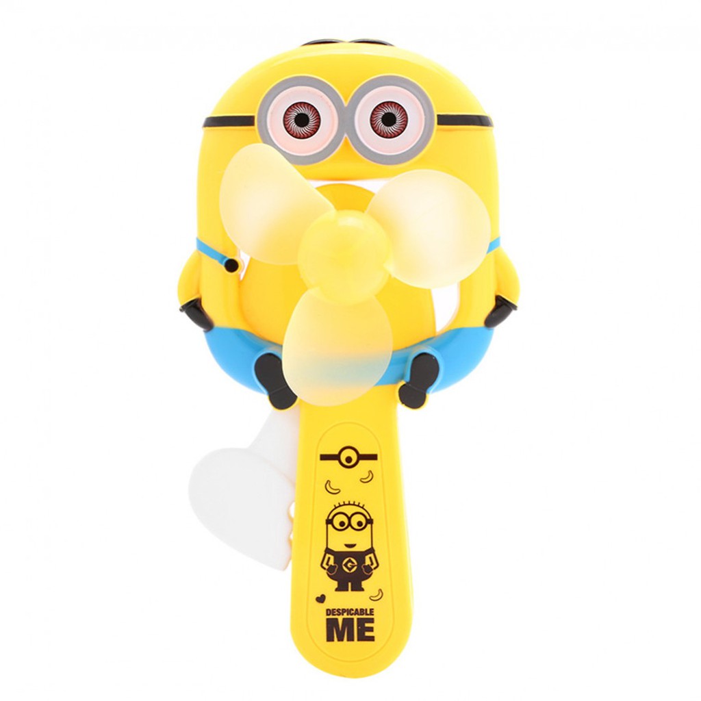 Quạt MINI cầm bóp tay hình dáng MINIONS