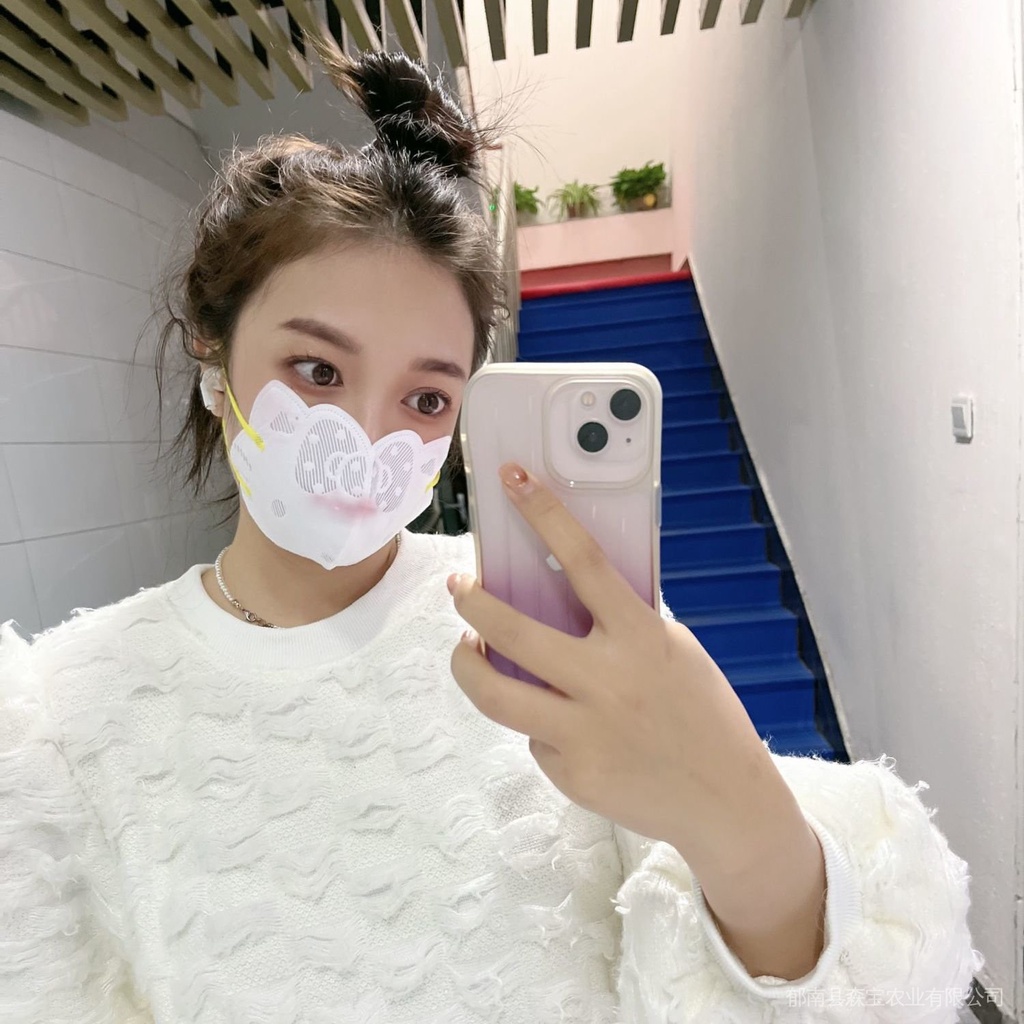 Khẩu Trang Chống Nắng Thoáng Khí In Họa Tiết Mèo Hello kitty 3d Dễ Thương Cho Nữ kAev