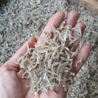 Cá Cơm Mờm Sữa (1kg gồm 2 túi đóng gói hút chân không) - Cá Cơm Mờm Nhỏ Trắng