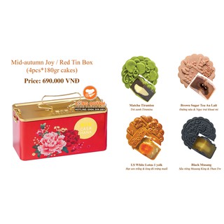 Bánh Trung Thu Casahana 2020 Mid - Autumn Joy Đỏ