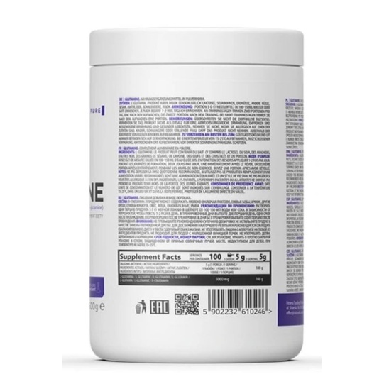 OSTROVIT GLUTAMINE - PHỤC HỒI, GIẢM ĐAU NHỨC CƠ BẮP NHANH CỦA HÃNG OSTROVIT 500G