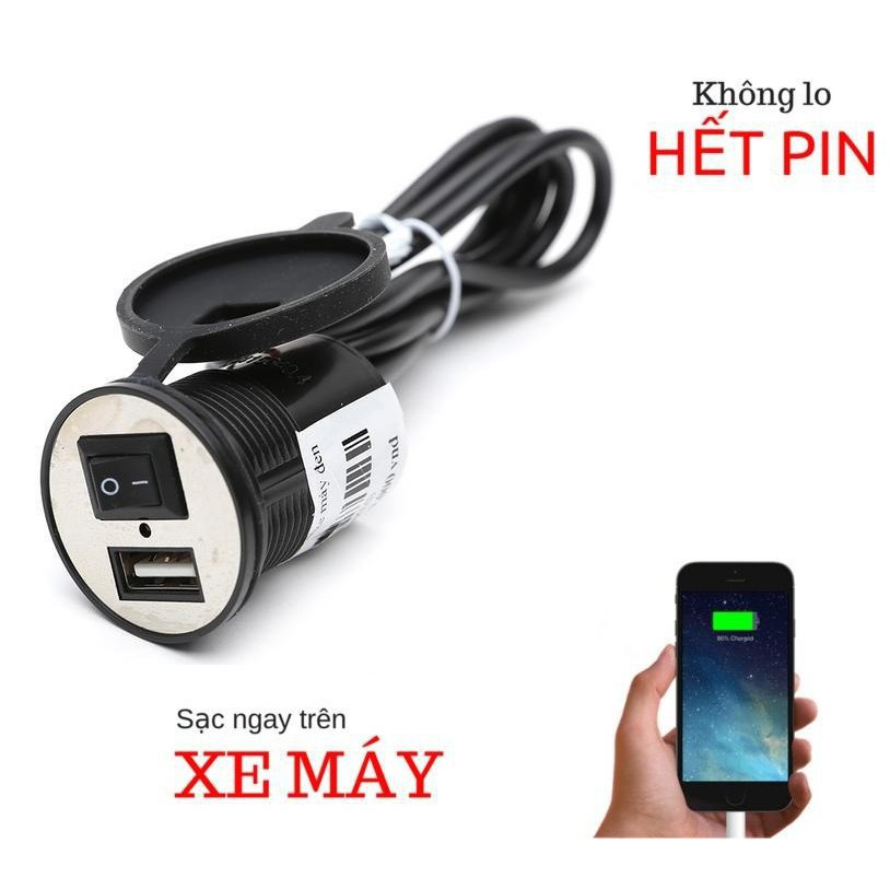 SIÊU SALE Sạc điện thoại gắn trên xe máy, MOTO YF-121 (Nhiều màu) -dc2572