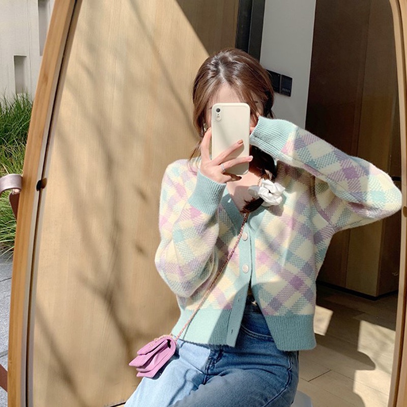 Áo Len Tay Dài Cổ Tròn Nhiều Màu Sắc Thời Trang Cho Nữ | BigBuy360 - bigbuy360.vn