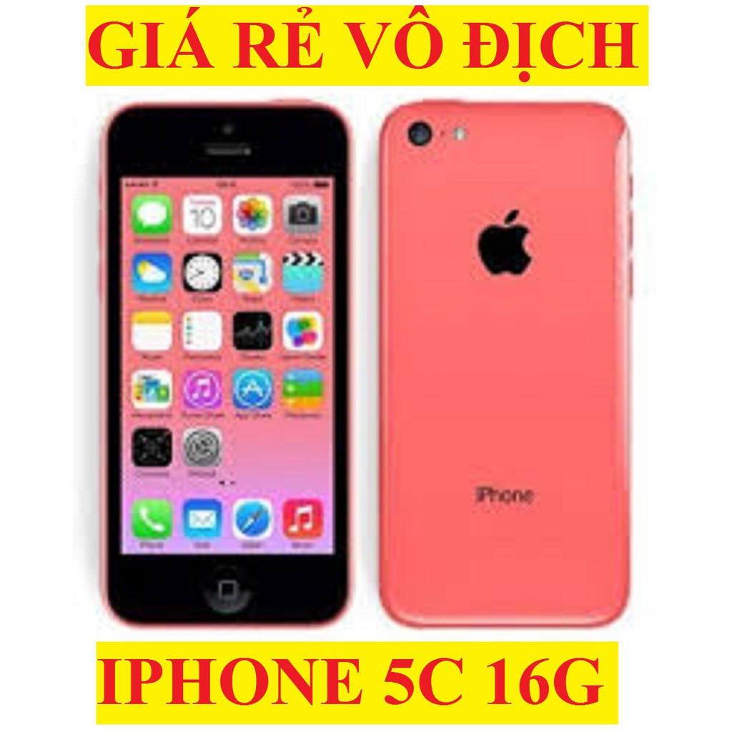 điện thoại Iphone 5C 32G Chính hãng, chơi TIktok Zalo Youtube Fb mượt | BigBuy360 - bigbuy360.vn