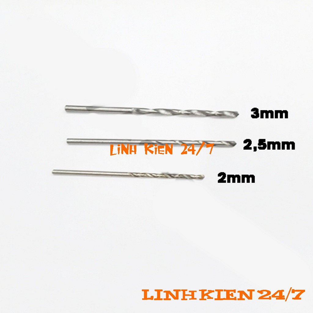 BỘ MŨI KHOAN 1MM-3MM