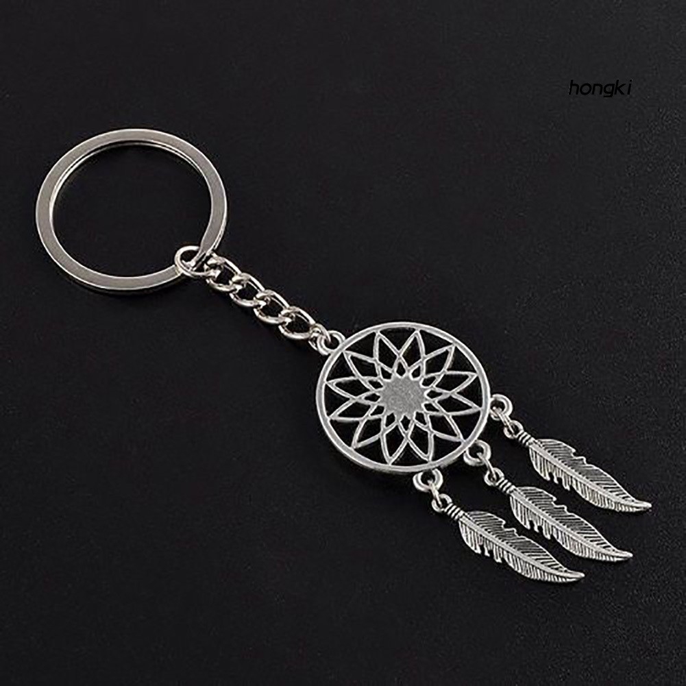 Móc Khóa Hình Dream Catcher Đính Đá Nhân Tạo Thời Trang