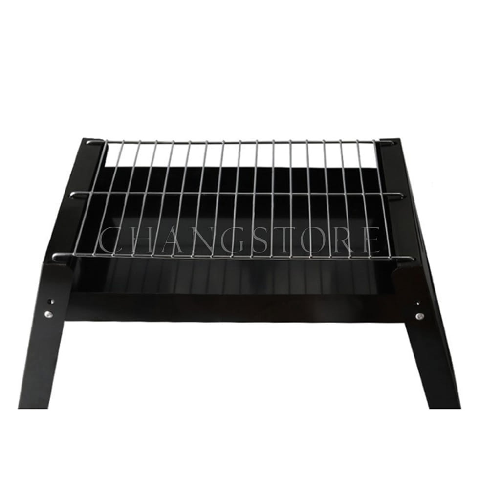 Bếp Nướng Than Hoa BBQ TL-258 Chất Liệu Inox Cao Cấp Có Chân Đế, Tay Cầm Xếp Gọn Tiện Lợi