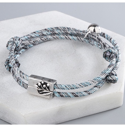 Vòng Đôi Nam Nữ Biển Và Núi Loki Accessories - Vòng Tay Cặp Vải Dù Cho Cặp Đôi Tình Nhân - Biển Và Núi