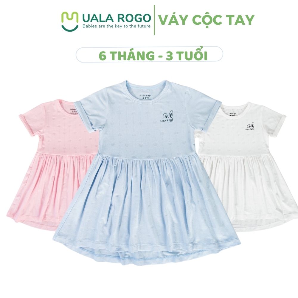 [FULL] - Váy bé gái Ualarogo 6M - 9Y vải cotton mềm mại giữ nhiệt kiểu dáng siêu dễ thương