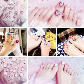Set móng chân giả nhiều mẫu hợp thời trang tùy chọn