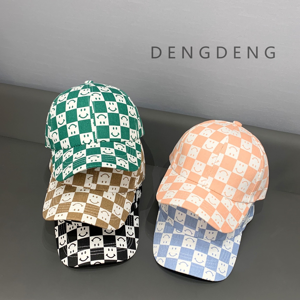 Mũ Lưỡi Trai Họa Tiết Mặt Cười Dễ Thương Phong Cách Hàn Quốc Cho Bé