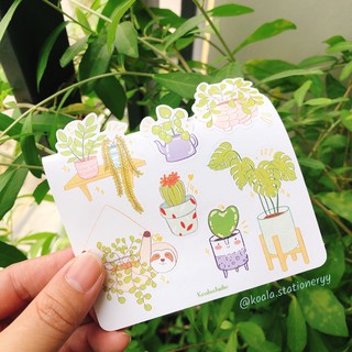Bullet Journal Sticker - House plants - Trang trí sổ planner