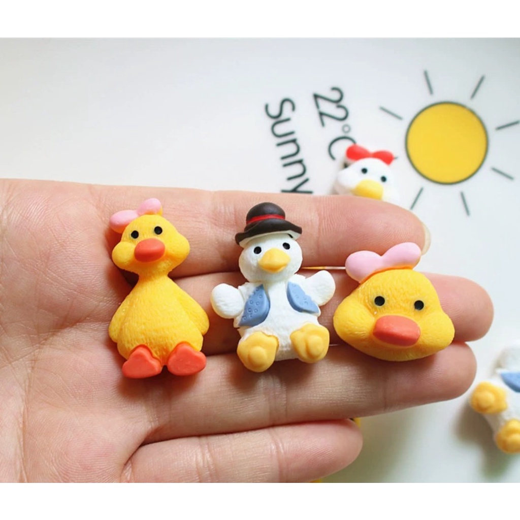 {Vịt - Duck - 1 cái} STICKER PHỤ KIỆN DIY 3D DÁN ỐP ĐIỆN THỌAI BÌNH NƯỚC