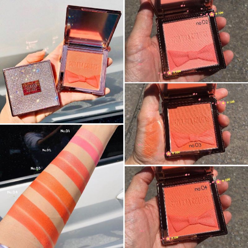 Phấn má hồng Sivanna Colors Diamond Rose Essence Oil Blush HF4027 Thái Lan  (10g) | Shopee Việt Nam