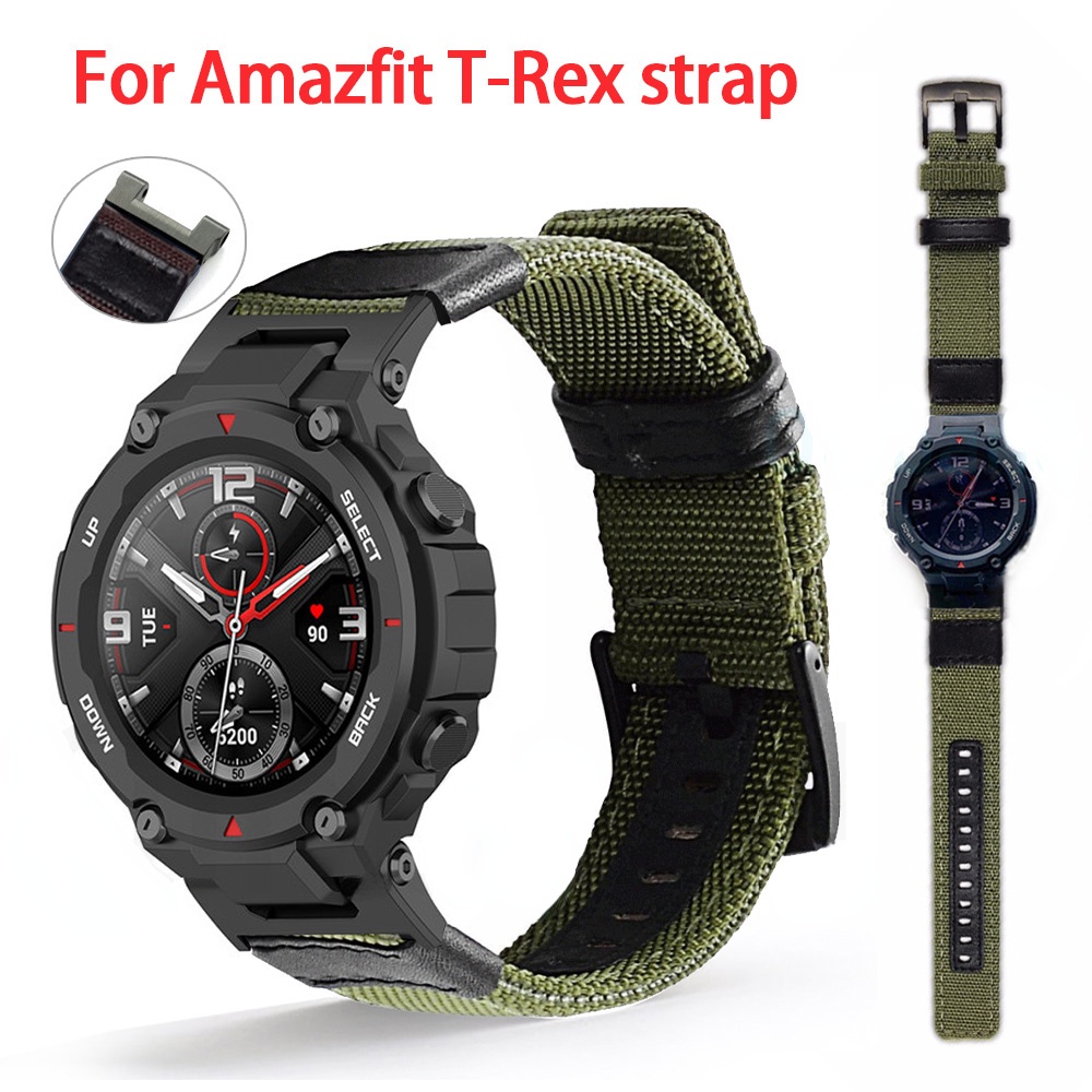 Dây Đeo Nylon Thay Thế Cho Đồng Hồ Thông Minh Huami Amazfit T-rex pro A1918 22mm