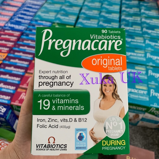 Vitamin Cho Ba Bầu Vitabiotics Pregnacare Original Hang Chinh Hang Anh Quốc Hộp 90 Vien 3thang Sử Dụng Shopee Việt Nam