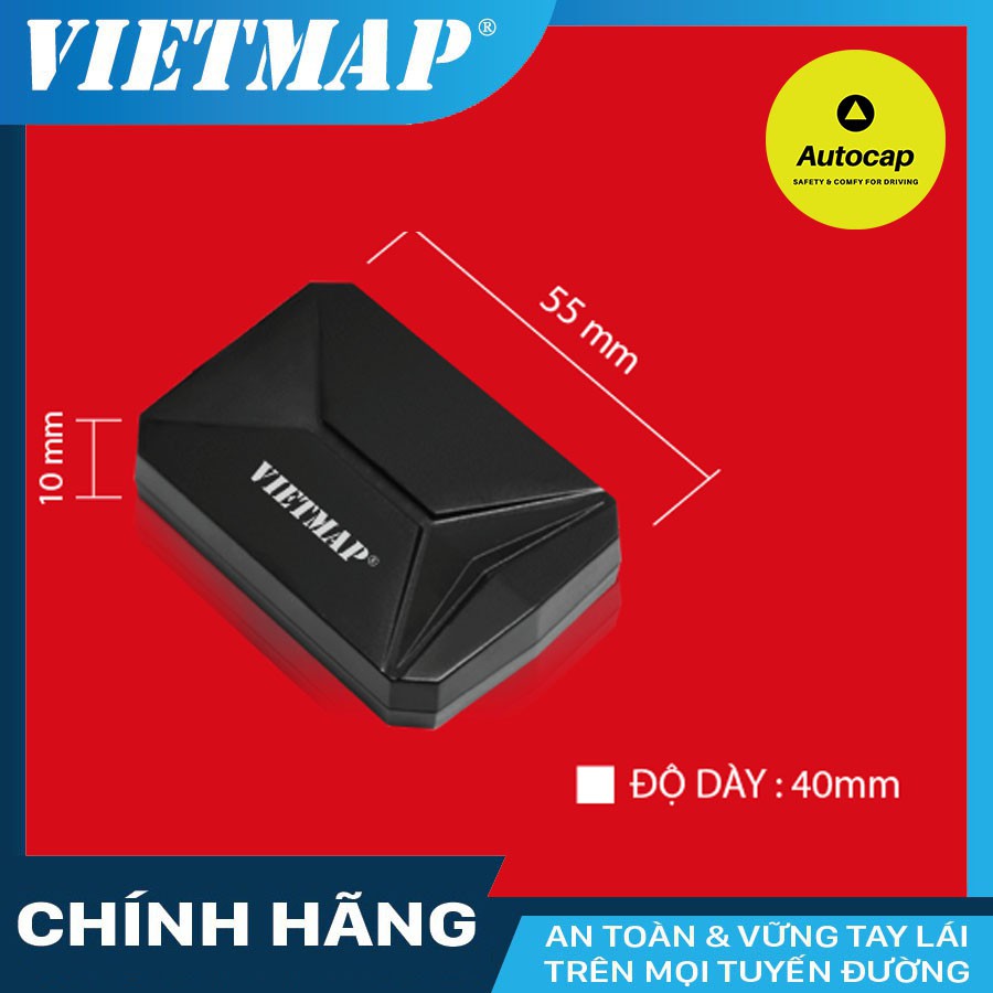 Cảm biến áp suất lốp VietMap V1Ai gắn trong tích hợp màn hình DVD Android