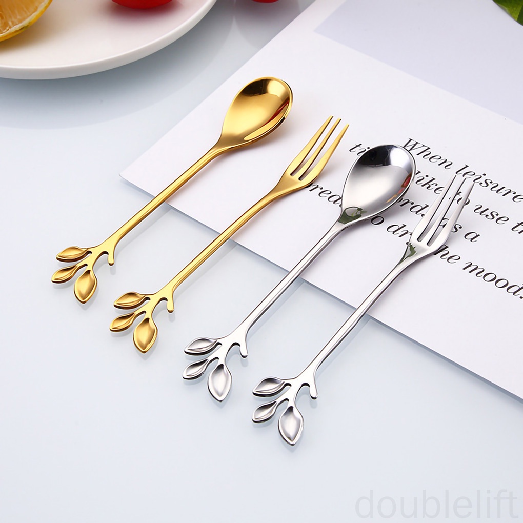 Nĩa Ăn Tráng Miệng Bằng Thép Không Gỉ