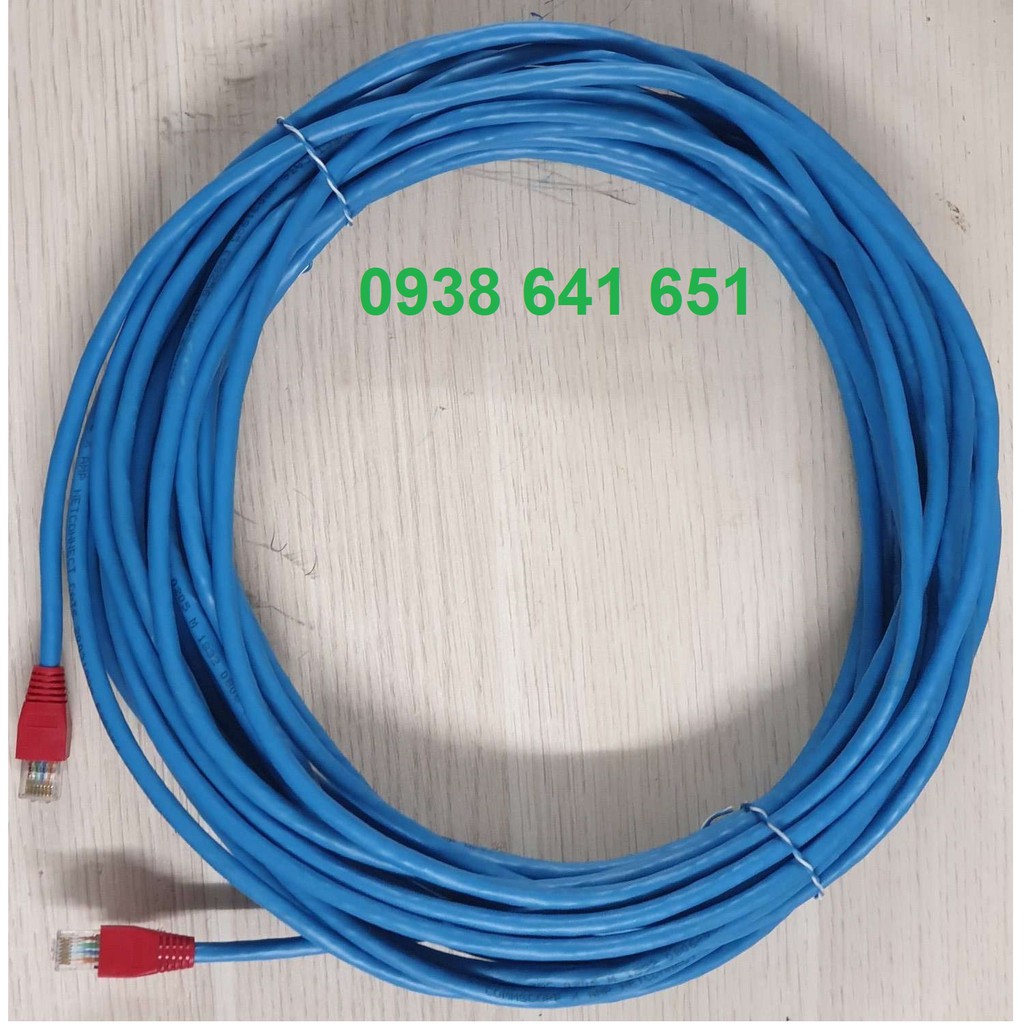 Dây cáp mạng bấm sẵn 2 đầu Cat6 dài 1m, 3m, 5m, 10m, 15m, 20m chính hãng AMP/Commscope