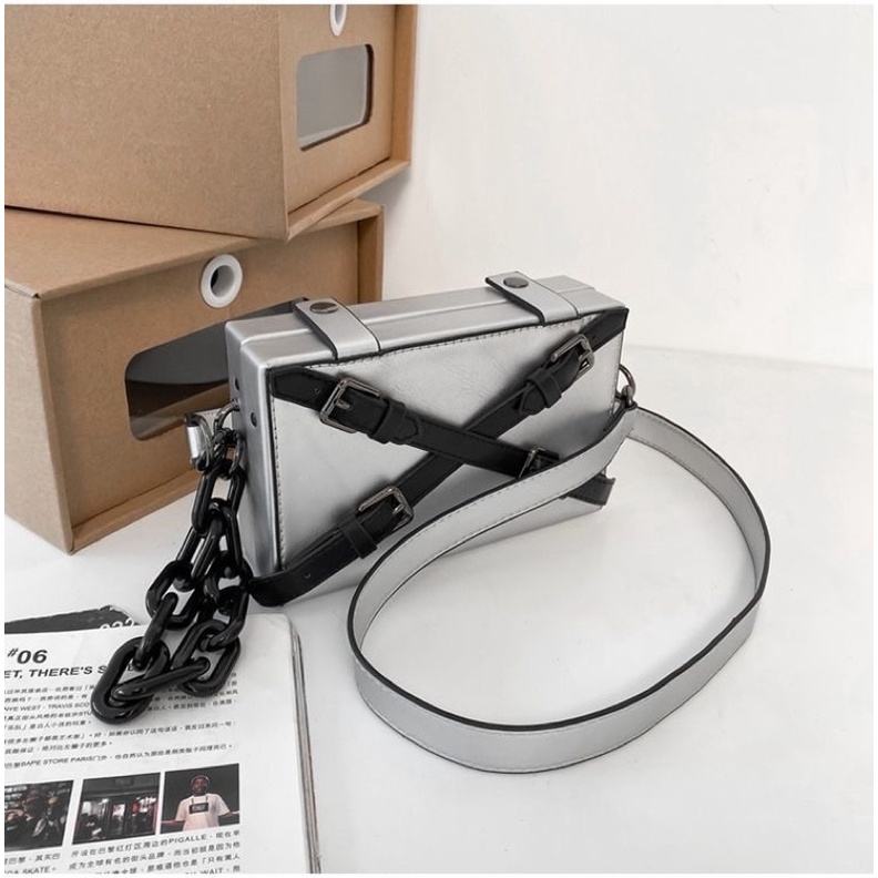 Túi cốp hộp da unisex