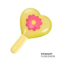 Đồ chơi cho chó TRUSTIE  LATEX TOY - HEART LOLLIPOP (YELLOW)