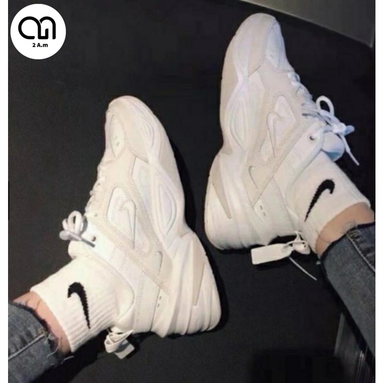 Tất Vớ Nike Ngắn Nam Nữ Trắng Đen Thời Trang Vải Dệt Kim