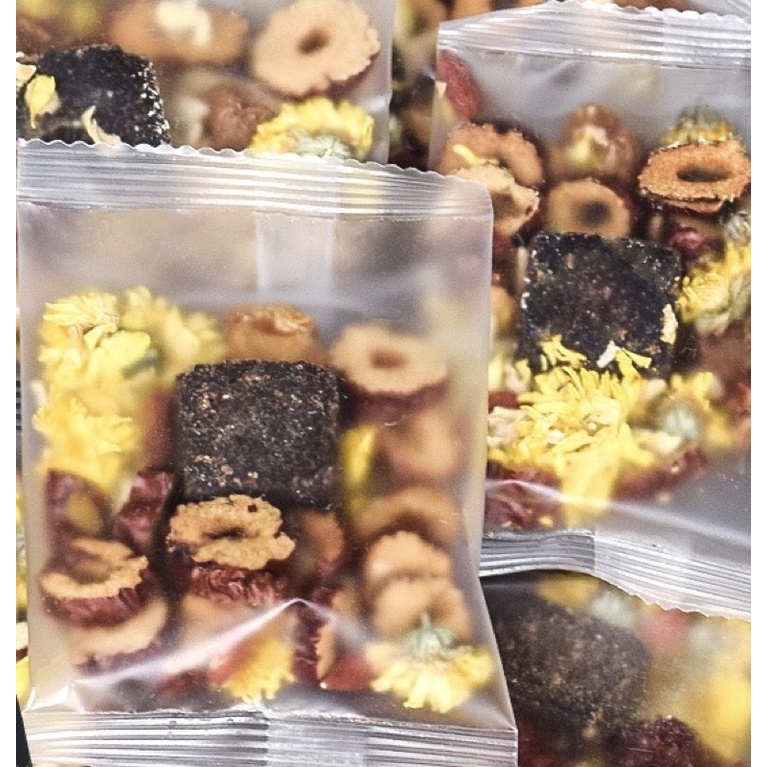 Combo đường nâu gừng táo đỏ nhãn cúc