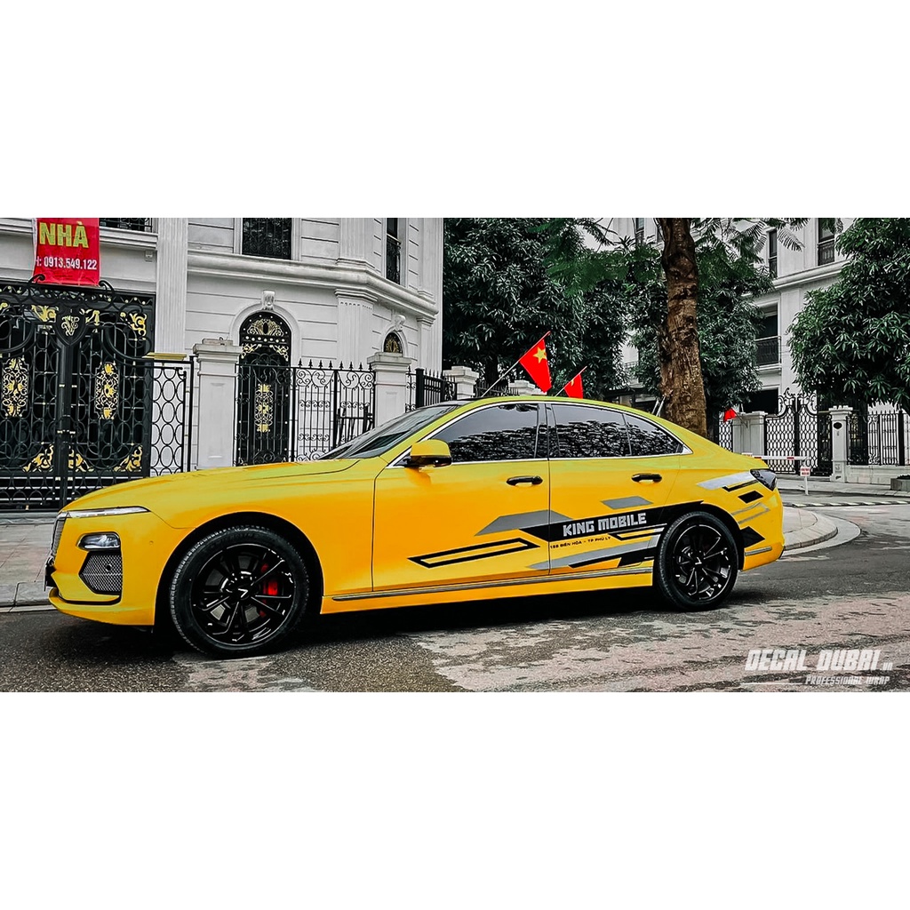 Decal Thể Thao xe Vinfast Lux A