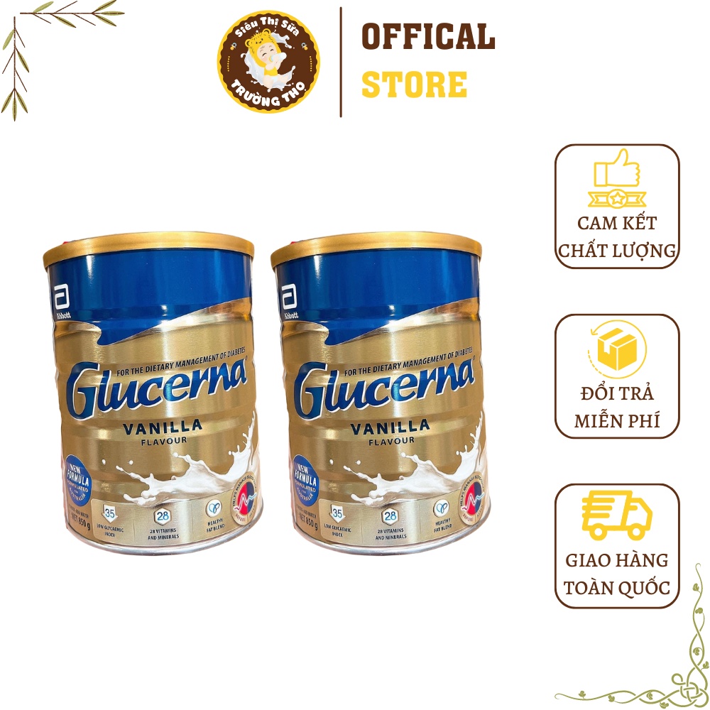 Sữa Glucerna Úc ⚡ SIÊU NGON ⚡ Sữa Glucerna 850g Của Úc Dành Cho Người Tiểu Đường giúp ổn định đường huyết