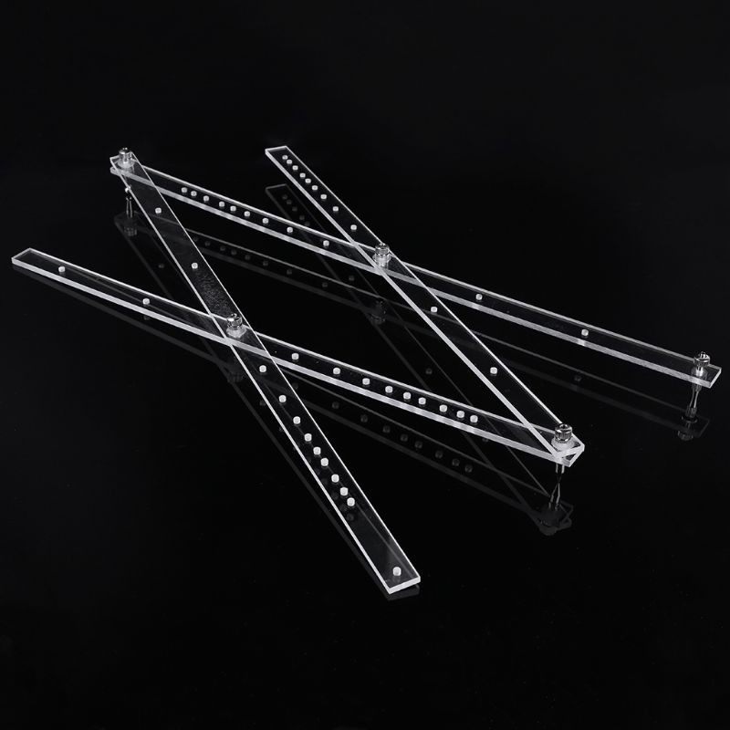 AOT.50cm Scale Folding Ruler Pantograph Copy Rluer Drawing Enlarger Reducer Tool