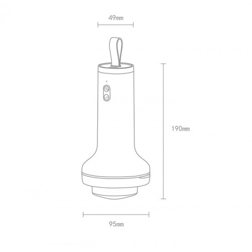 Máy massage cầm tay không dây mini 8 đầu Puli PL-670 | OKbuy