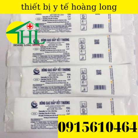 combo 10 miếng bông gạc đắp vết thương AN LÀNH 6cmx15cm